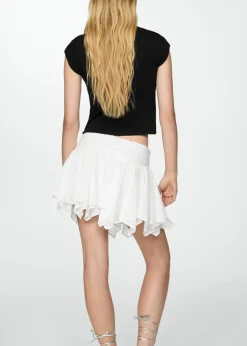 MANGO Koszulki*Wzorzysta bawełniana koszulka