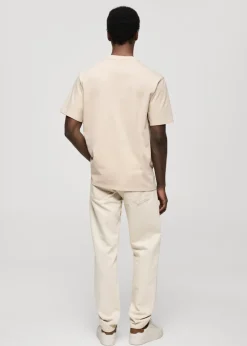 MANGO Koszulki*Wzorzysta bawełniana koszulka