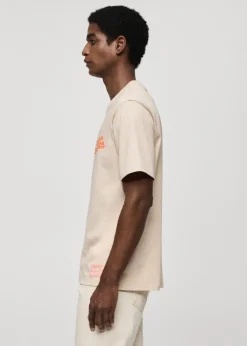 MANGO Koszulki*Wzorzysta bawełniana koszulka