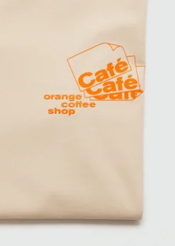 MANGO Koszulki*Wzorzysta bawełniana koszulka