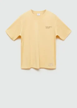 MANGO Koszulki*Wzorzysta bawełniana koszulka