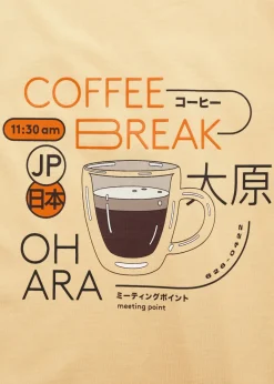 MANGO Koszulki*Wzorzysta bawełniana koszulka