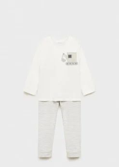 Dzieci MANGO Piżamy*Wzorzysta piżama