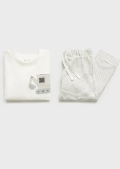 Dzieci MANGO Piżamy*Wzorzysta piżama