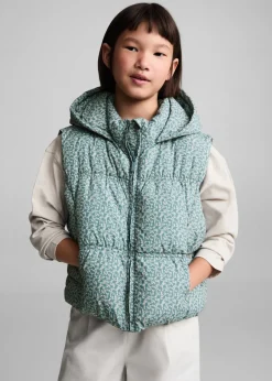 Dzieci MANGO Płaszcze I Kurtki*Wzorzysta, pikowana kamizelka