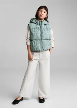 Dzieci MANGO Płaszcze I Kurtki*Wzorzysta, pikowana kamizelka