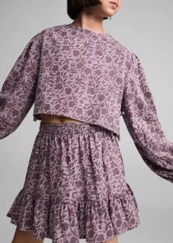 Dzieci MANGO Szorty I Spódnice*Wzorzysta spódnica z falbanami