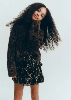 Dzieci MANGO Szorty I Spódnice*Wzorzysta spódnica z falbanami