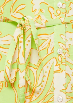 MANGO Sukienki I Kombinezony*Wzorzysta wiązana sukienka