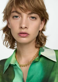 MANGO Sukienki I Kombinezony*Wzorzysta wiązana sukienka