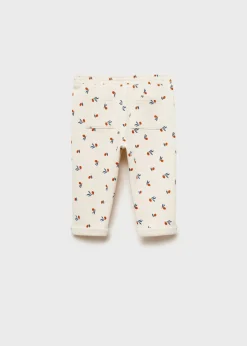 Dzieci MANGO Spodnie|Spodnie*Wzorzyste bawełniane spodnie