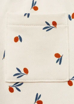 Dzieci MANGO Spodnie|Spodnie*Wzorzyste bawełniane spodnie