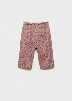 Dzieci MANGO Spodnie|Spodnie*Wzorzyste spodnie z drobnego sztruksu