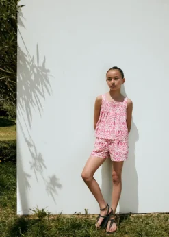 Dzieci MANGO Szorty I Spódnice*Wzorzyste szorty z bawełny