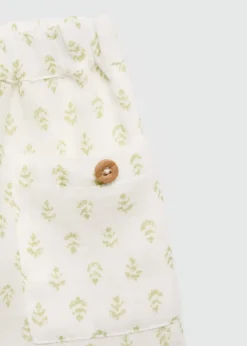 Dzieci MANGO Bermudy*Wzorzyste szorty z bawełny