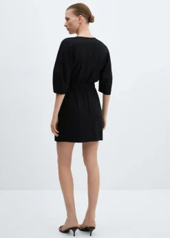 MANGO Sukienki I Kombinezony*Zakładana wiązana sukienka