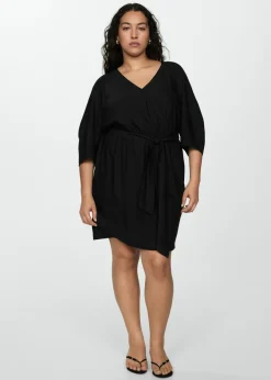 MANGO Sukienki I Kombinezony*Zakładana wiązana sukienka