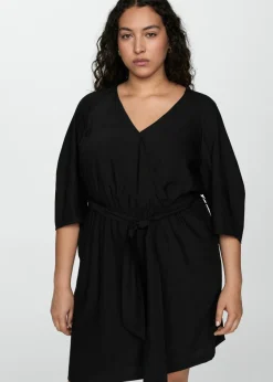 MANGO Sukienki I Kombinezony*Zakładana wiązana sukienka