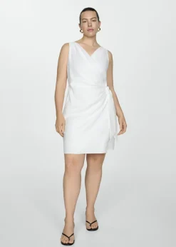 MANGO Sukienki I Kombinezony*Zakładana wiązana sukienka