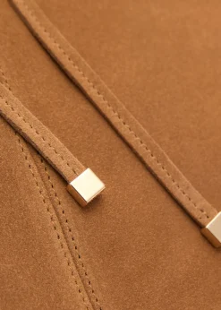 MANGO Torebki|Akcesoria Skórzane*Zamszowa torba shopper