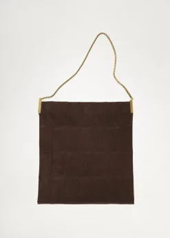 MANGO Torebki|Akcesoria Skórzane*Zamszowa torba z łańcuchem