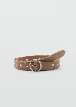 Dzieci MANGO Więcej Akcesoriów*Zamszowy pasek perforowany