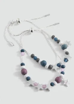 Dzieci MANGO Biżuteria*Zestaw 2 bransoletek z koralikami