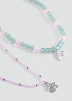 Dzieci MANGO Biżuteria*Zestaw 2 naszyjników