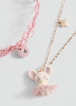 Dzieci MANGO Biżuteria*Zestaw 2 naszyjników