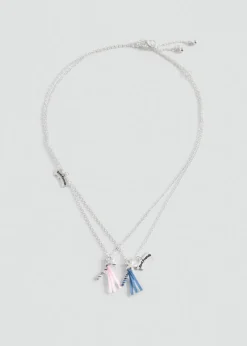 Dzieci MANGO Biżuteria*Zestaw 2 naszyjników Best Friends