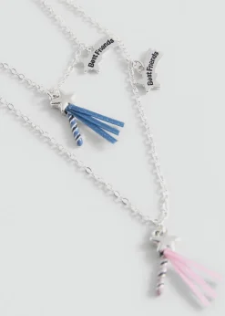 Dzieci MANGO Biżuteria*Zestaw 2 naszyjników Best Friends