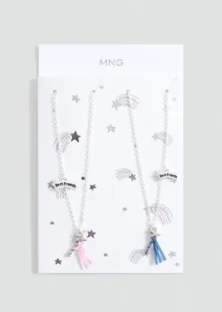 Dzieci MANGO Biżuteria*Zestaw 2 naszyjników Best Friends