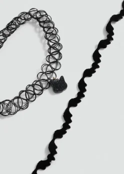 Dzieci MANGO Biżuteria|Akcesoria*Zestaw 2 naszyjników choker na Halloween