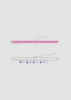 Dzieci MANGO Biżuteria*Zestaw 2 naszyjników choker