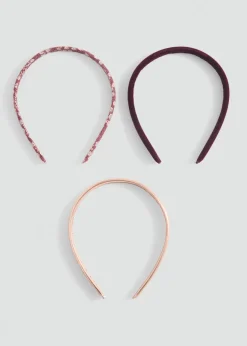 Dzieci MANGO Akcesoria Do Włosów*Zestaw 3 opasek do włosów