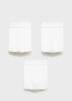 MANGO Bielizna*Zestaw 3 par bokserek bawełnianych
