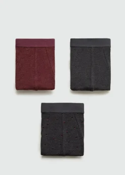 MANGO Bielizna*Zestaw 3 par bokserek w różne kolory