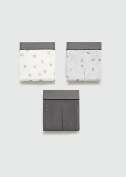Dzieci MANGO Bielizna I Skarpetki*Zestaw 3 par bokserek w różne wzory