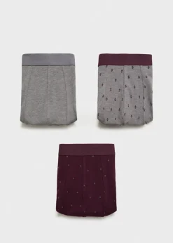 MANGO Bielizna*Zestaw 3 par bokserek w różne kolory