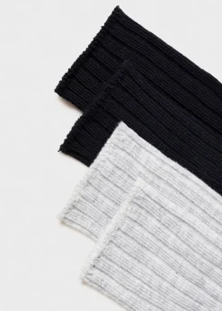 Dzieci MANGO Skarpetki I Rajstopy*Zestaw 2 par ściągaczowych skarpetek