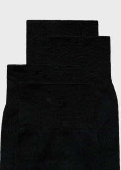 MANGO Bielizna*Zestaw 2 par gładkich skarpetek z 100% bawełny