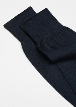 MANGO Bielizna*Zestaw 2 par gładkich skarpetek z 100% bawełny