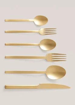 MANGO Sztućce*Zestaw 4 łyżeczek deserowych w m kolorze 100% stali