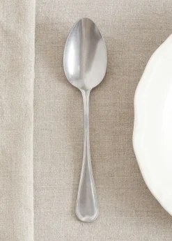MANGO Sztućce*Zestaw 4 łyżek z postarzanego srebra