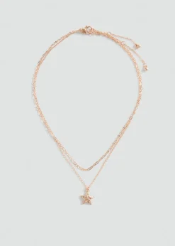 MANGO Biżuteria*Zestaw łańcuchowych naszyjników